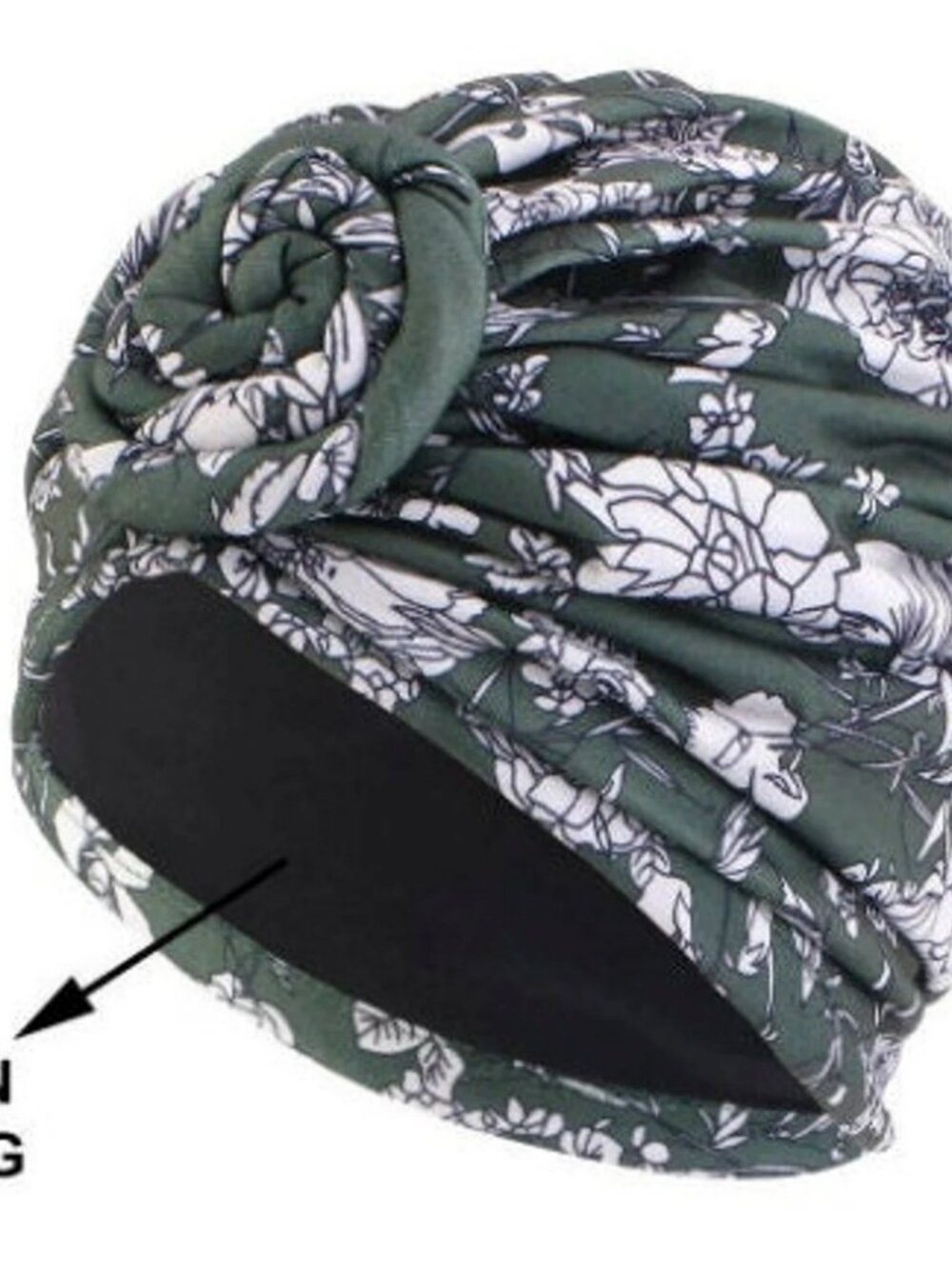 Turban Hat for women Beanie Knotted Flower Pre tied turbans head wraps scarf